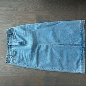 Blue Denim Skirt